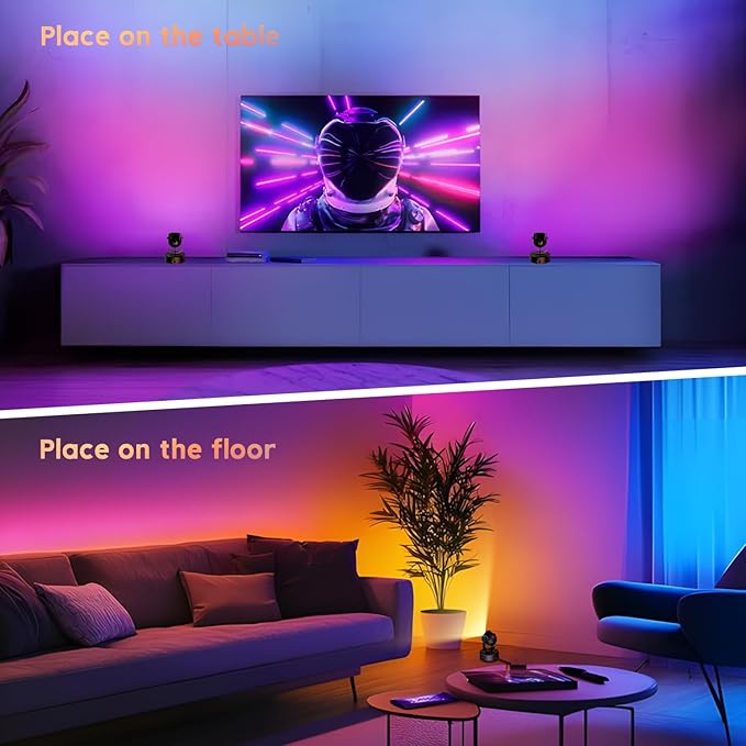 Spot Lights Indoor, 7W RGBW Spotlight 16 Color Changing Up Lights Indoor - Image 4