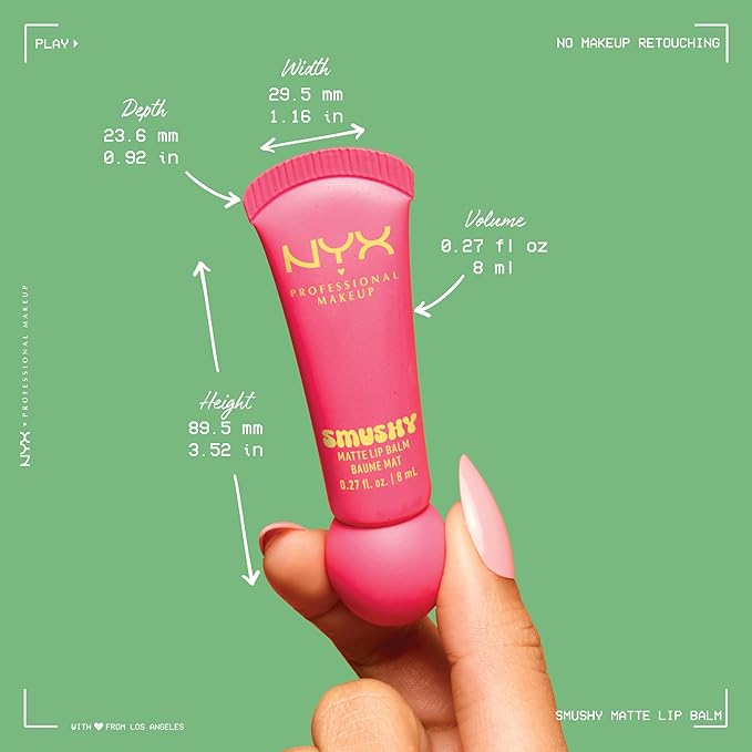 NYX PROFESSIONAL MAKEUP Smushy Matte Lip Balm, Tinted Lip Moisturizer - Image 9