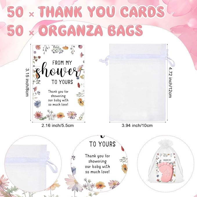 50 Sets Baby Shower Soap Favors - Image 3