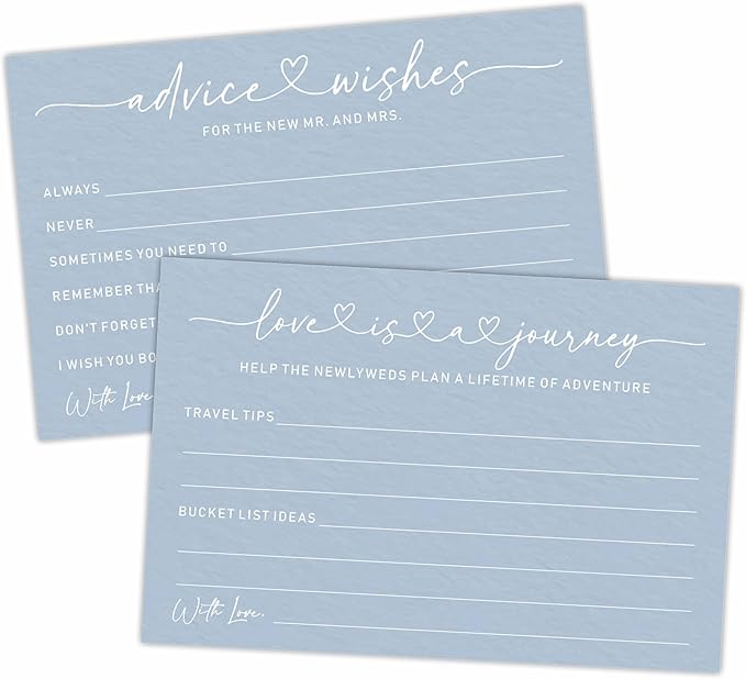 Wedding Advice Cards -Pack Of 30 Wishes by dsjaidh