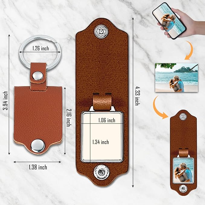 Personalized Custom Keychain - Image 2