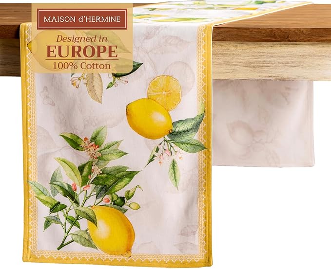 Maison d' Hermine Table runner 100% Cotton Double Layer Table Runners 72 inches by MaisondHermine
