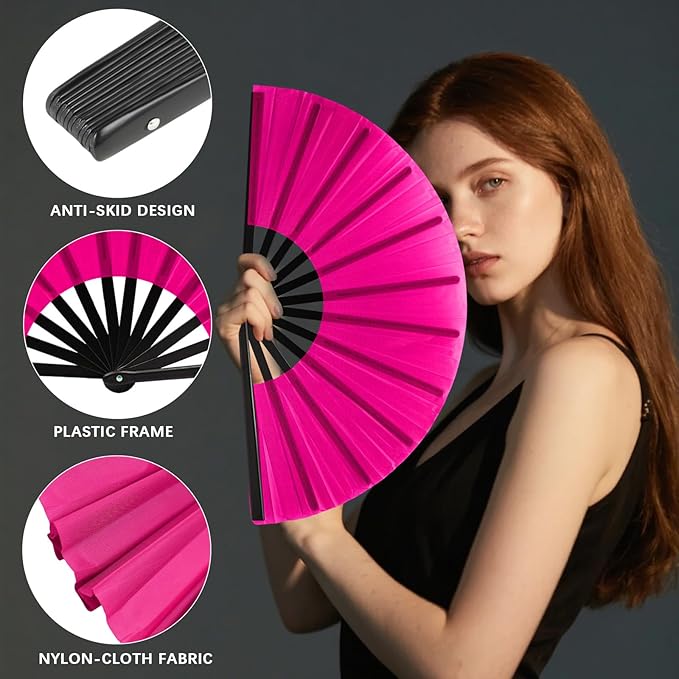 13inch Large Rave Fan Popping Clacking Fans - Image 3