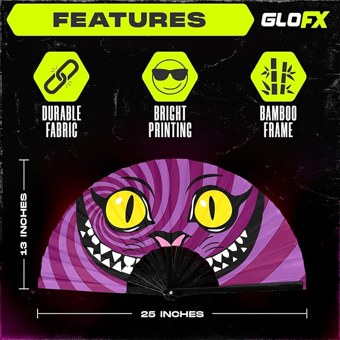 GloFX Large Hand Fan - Image 4