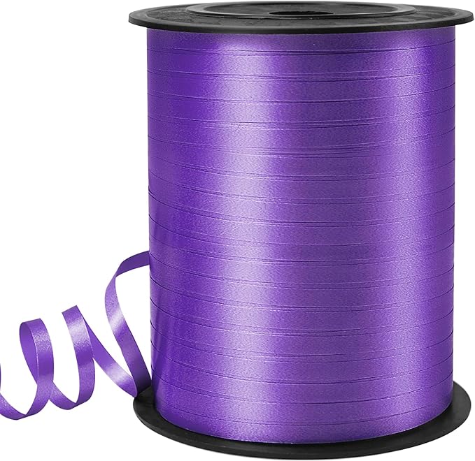 Dark Purple Curling Ribbon, Balloon String 500 Yard by VISPAD
