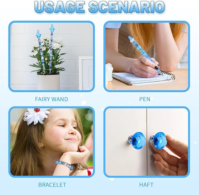 158 Pcs DIY Fairy Wand Garden Stakes Kit, Stainless Steel Stakes - Image 5