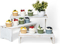 Set of 3 Wooden Rustic Cupcake Stand by Unknown