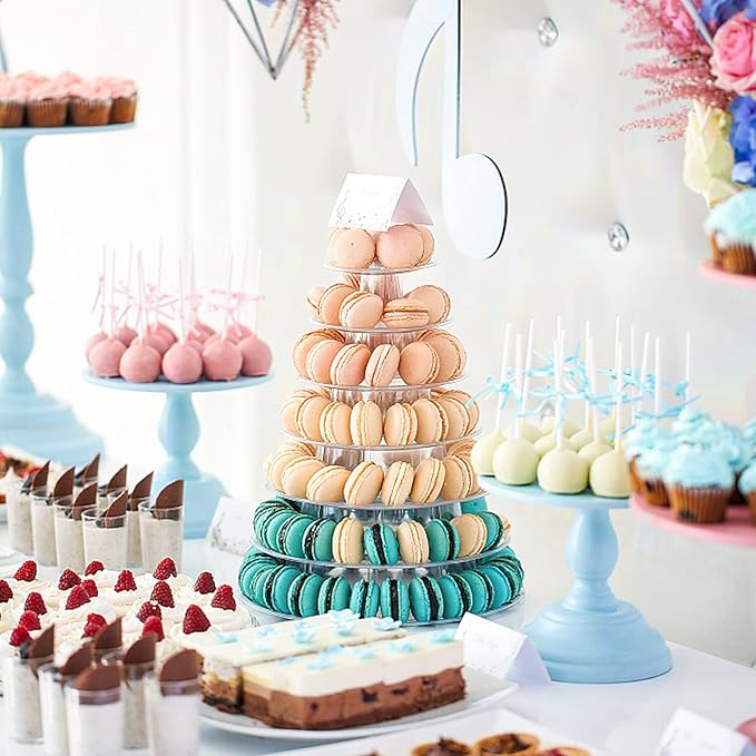 Macaron Tower Stand 10 Tier 4" - Image 6