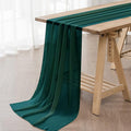 12Pack 9ft Chiffon Table Runner 14x108 Inch Sheer Romantic Table Runner by flohar