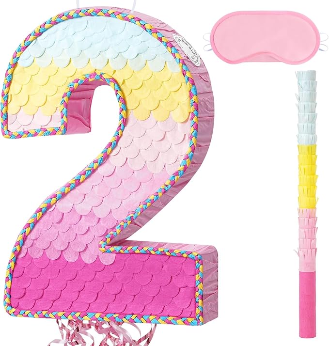 WERNNSAI Pink Sweet Two Pinata by WERNNSAI