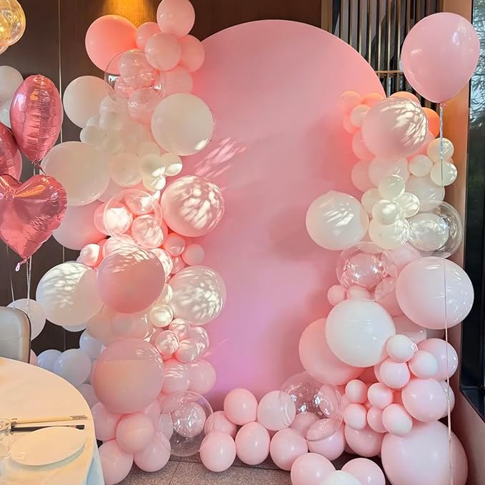 90pack Pink Balloons Different Size 18/12/10/5 Inch Pink Balloon Garland Arch - Image 3