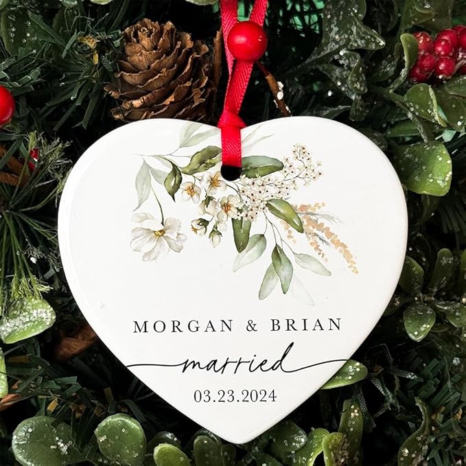 GABITA Personalized First Christmas Married Keepsake, First Christmas Married - Image 5