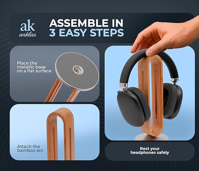 Headphone Stand for Desk – Premium & Minimalist Headset Holder - Image 5
