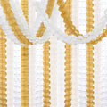 White Ivory-Gold Party-Decorations Streamers Garland by OURUOLA