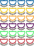 MUSCELL Jingle Bells, Brightly Colored Musical Instruments Jingle Bells Gift by MUSCELLDIRECT