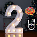 Foaky Rechargeable LED Letter Lights Sign Marquee Light Up Letters Sign by Foaky