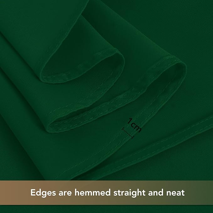 sancua Square Tablecloths 54x54 Inch Hunter Green, 2 Pack - Image 5