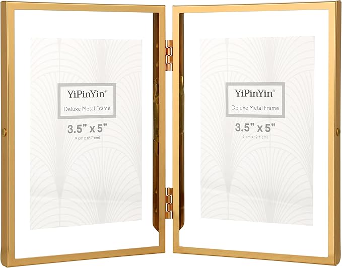 Gold 4x6'' Double Floating Frame - Image 8