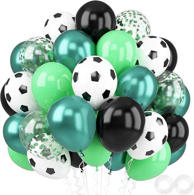 Metallic Chrome Soccer Balloons by FEYG