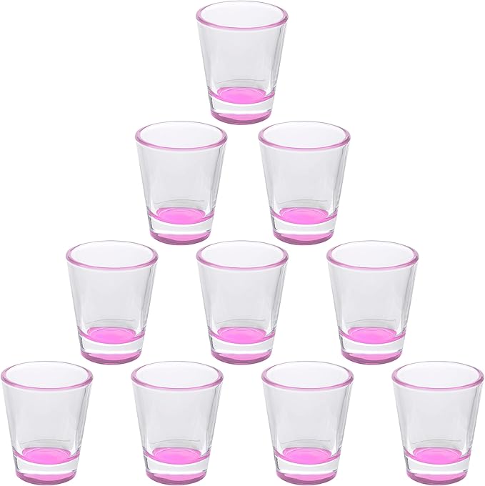 DISCOUNT PROMOS Shot Glasses Set 1.75 oz. Set of 10 Bulk Pack, Wedding Favor by DISCOUNTPROMOS
