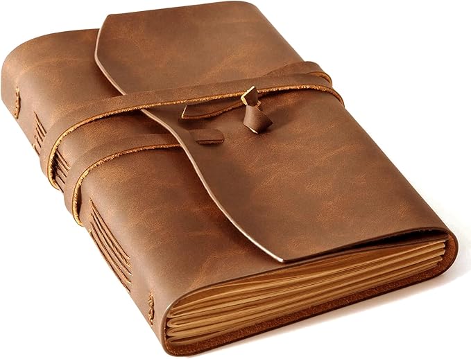 Leather Journal Notebook by RILIHO