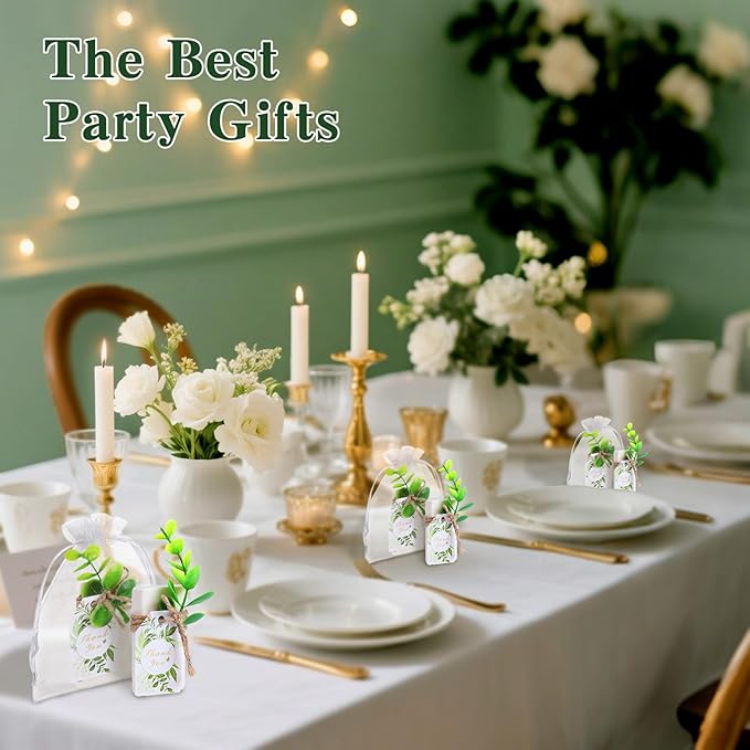 50PCS Handmade Soap Wedding Favor Natural Eucalyptus Handmade Soaps Soap Thank - Image 5