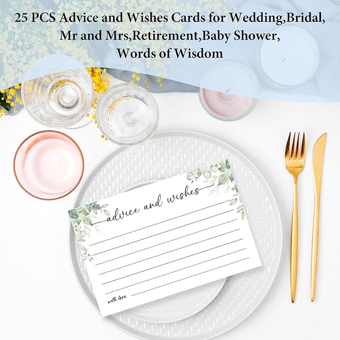 Green Left Advice and Wishes Cards - Image 3