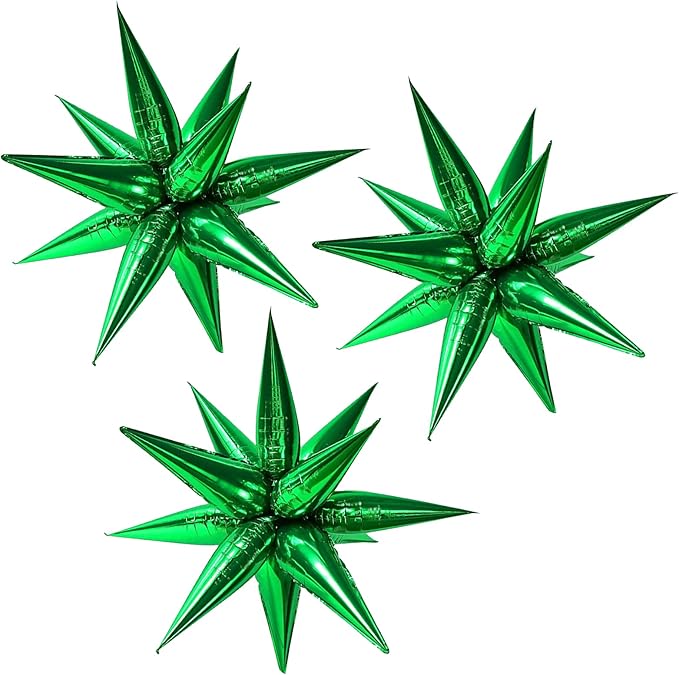 3pcs 26inch 3D Explosion Star foil balloon by Enimapod