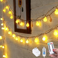 33Feet 100 LEDs Globe String Lights, 8 Modes USB Ball String Lights by Minetom