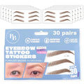 Bliss and Beyond USA Eyebrow Tattoo Stickers Waterproof – 30-Pair Deluxe Box | by BlissandBeyondUSA