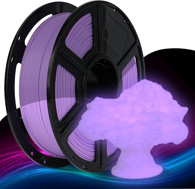 FLASHFORGE Rapid PLA Filament 1.75mm Luminous Purple, 500mm/s High Speed by FLASHFORGE