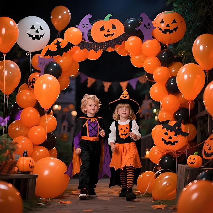 KAWKALSH Orange Balloon 12 Inch - Image 7