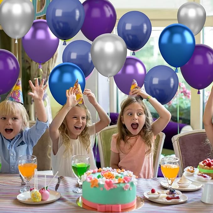 Purple and Blue Balloon Set - Image 6