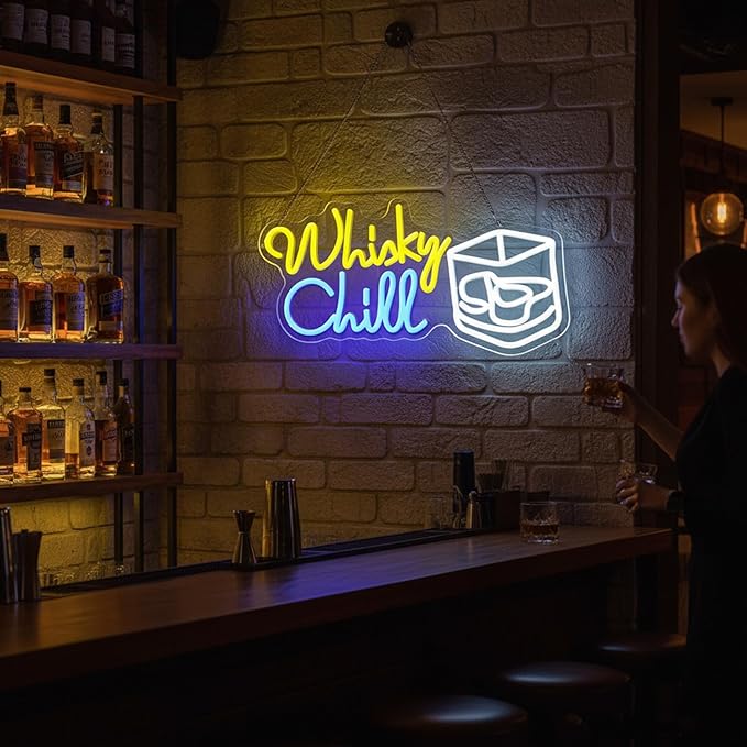 Whisky Chill Neon Sign, Neon Signs - Image 8