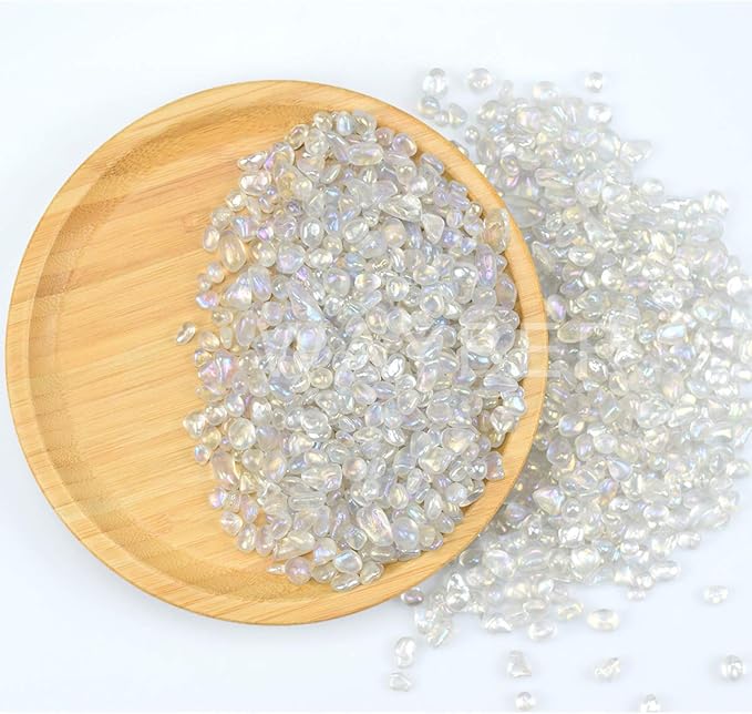 WAYBER 1Lb/460g Irregular Sea Glass Stones Artificial Crystal Gem Pebbles - Image 5