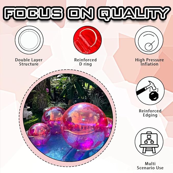 Inflatable Mirror Ball Set - Image 5
