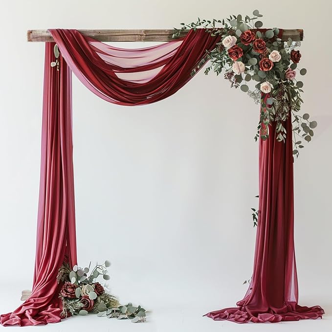 Wokceer Wedding Arch Draping Fabric by Wokceer