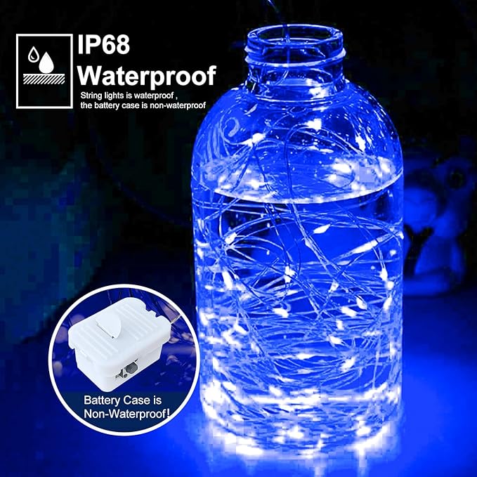 pozzolanas 24 Pack 7ft Waterproof LED Fairy Lights - Image 2