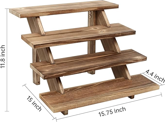 SwallowLiving Wooden Rustic Cupcake Stand - Image 4