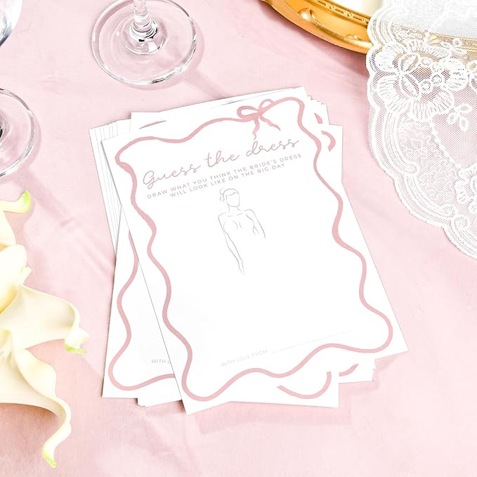 DEEKA 30 PCS Bridal Shower Games Card - Image 3