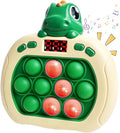 Dinosaur Quick Push Bubble Game, Pop Fidget Light up Puzzle Game Sensory Toys by Unknown