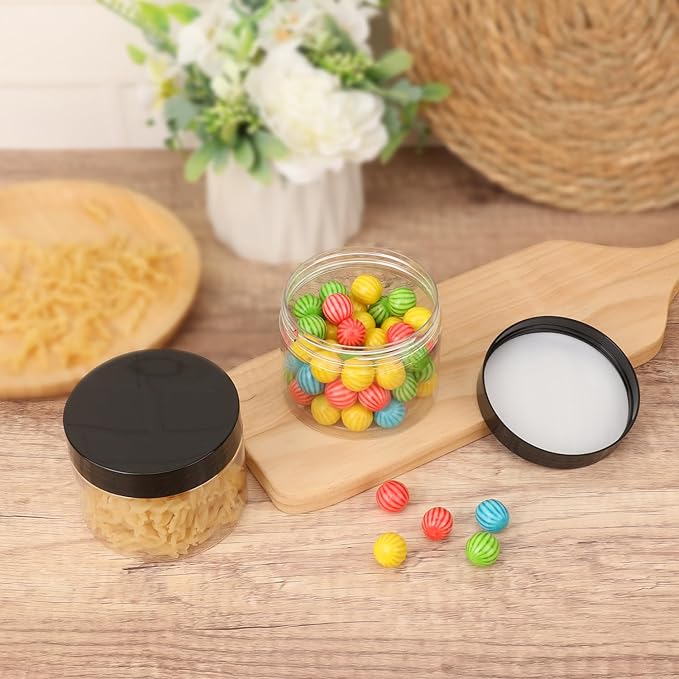 36 Packs 10 OZ Transparent Plastic Jars - Image 6