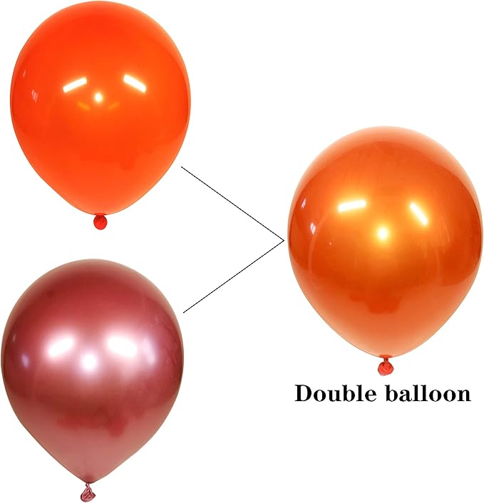 Metallic colored balloons 50 pcs 10 inch multicolor balloons Double layer - Image 3