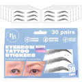 Bliss and Beyond USA Eyebrow Tattoo Stickers Waterproof – 30-Pair Deluxe Box | by BlissandBeyondUSA