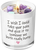 Get Well Candle with Healing Crystals by AOOVOO