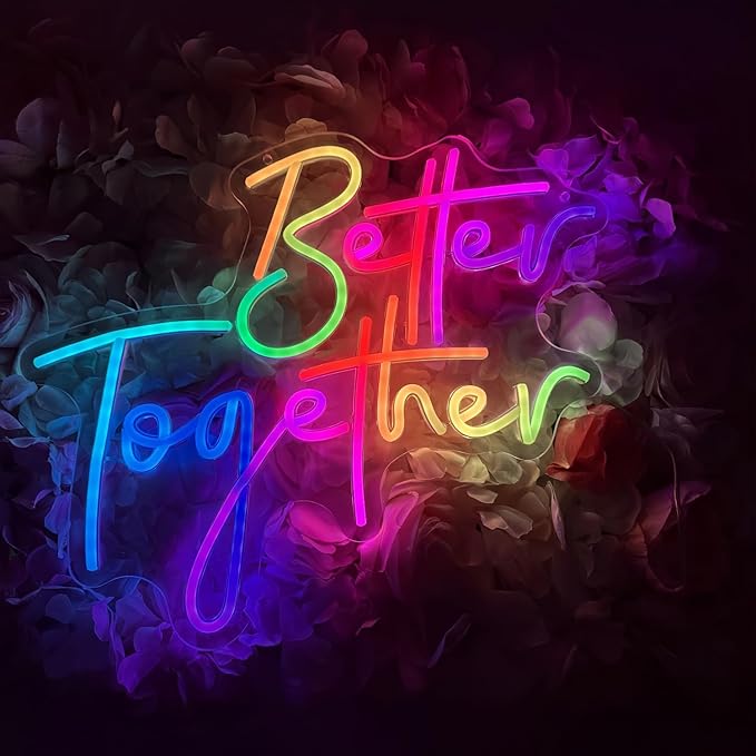 Ulalaza Smart RGB & Color Flow Effect Better Together LED Neon Sign by Ulalaza