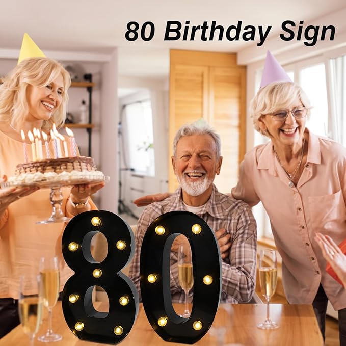 LED Marquee Numbers, 8.58 Inch Led Light Up Numbers - Image 7