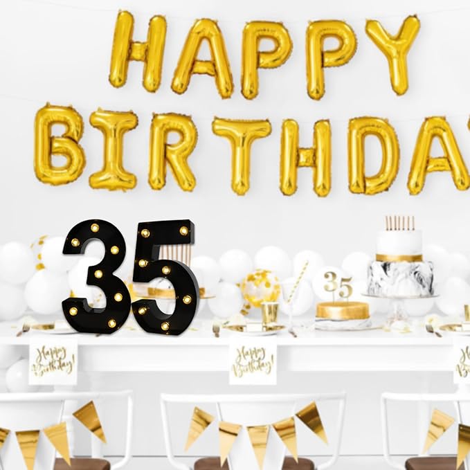 LED Marquee Numbers, 8.58 Inch Led Light Up Numbers - Image 6