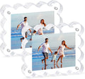 2Pack Magnetic Acrylic Picture Frames 2×3 Inch by Unknown