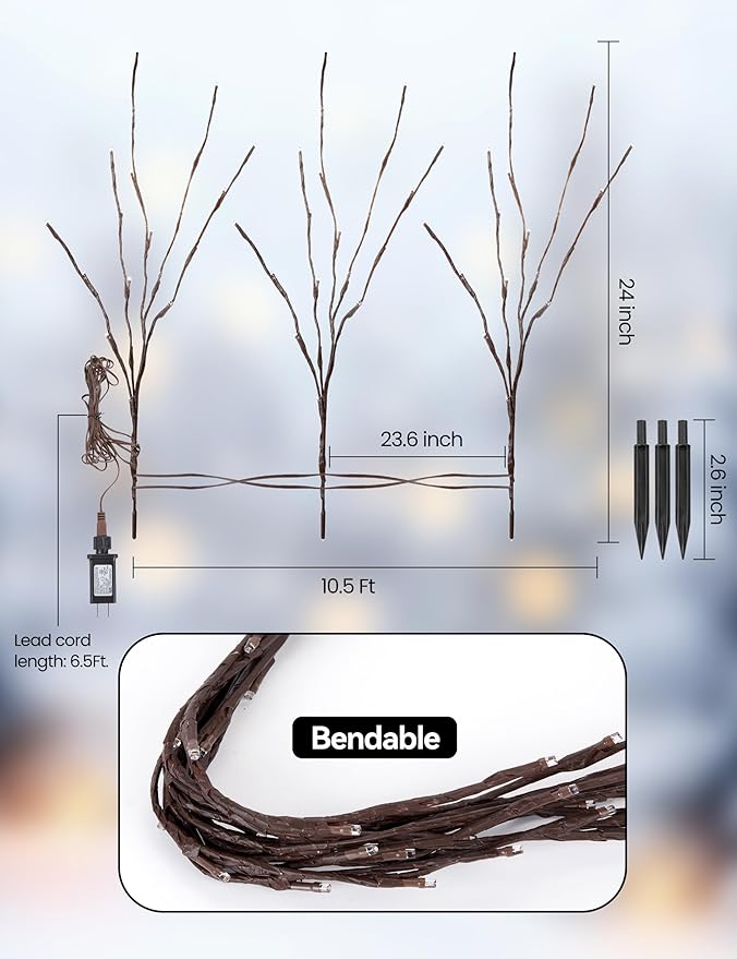 Lighted Branches for Vases Plug in - Image 3